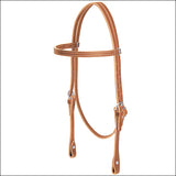 Weaver Leather Horizons Golden Brown Leather Tack Horse Browband Headstall