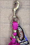 Raspberry Weaver Tack Horse Poly Lead Rope W/ Solid Brass 225 Snap