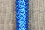 Hurricane Blue Weaver Tack Horse Poly Lead Rope W/ Solid Brass 225 Snap