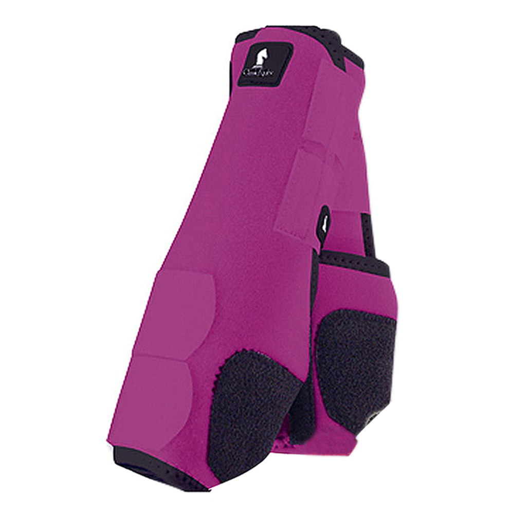 Fuchsia Pink Classic Equine Legacy System Horse Hind Leg Sport Boot Pair