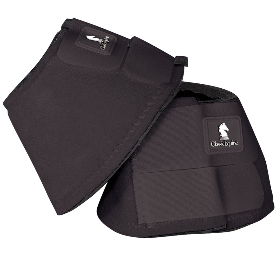Black Classic Equine Neoprene H. Bell Boots Shock Absorbing by Hilason – Cowboy and equestrian accessories