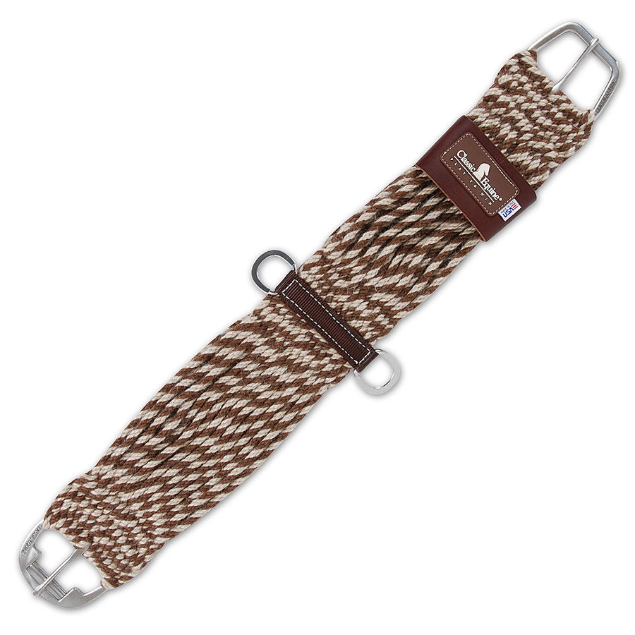 34 In. Classic Equine Alpaca H. Mohair Straight Cinch Girth by Hilason – Cowboy and equestrian accessories