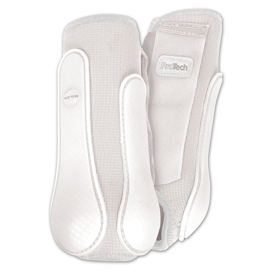 Large Rope Company Horse Boots Pro Tech Front White - Uhorse