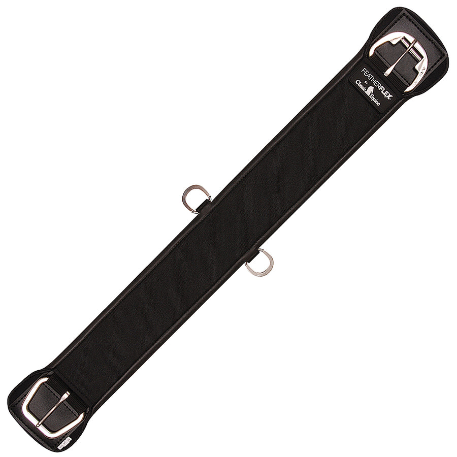 30 Inches Black Classic Equine Feather Flex Straight Cinch Girth H. – by Hilason – Cowboy and equestrian accessories