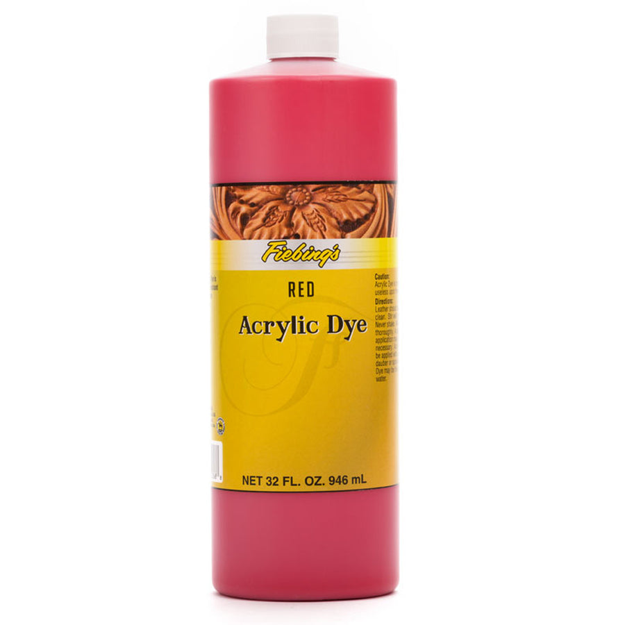 Red acrylic dye bottle - Uhorse