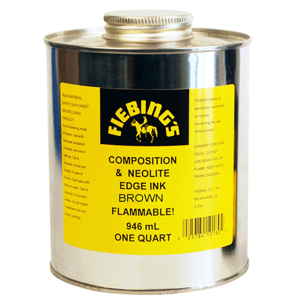 Heibings composition and neolite edge ink, brown, one quart - Uhorse