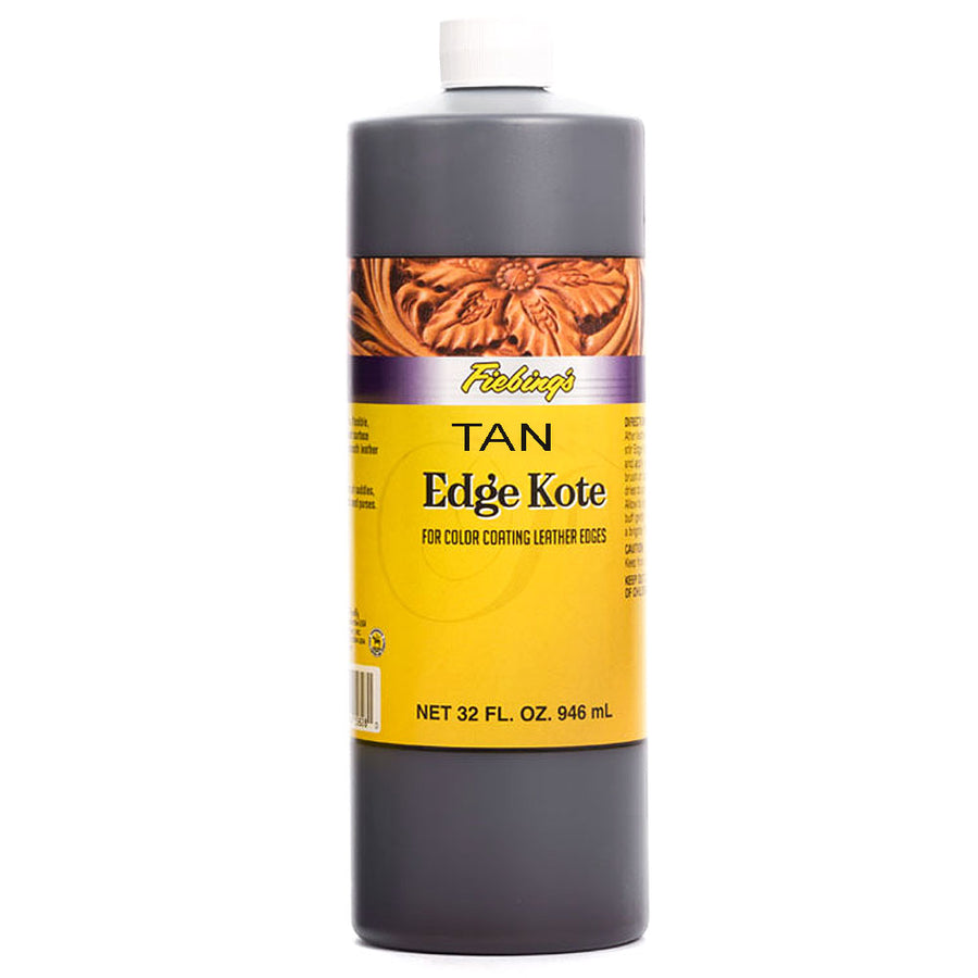 Fiebing's Color Coating leather Edge Kote Tan 32 Ounce - Uhorse