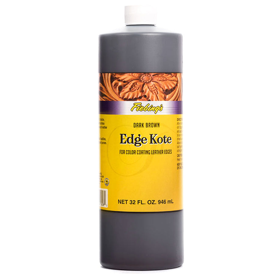 Dark brown leather edge kote bottle - Uhorse