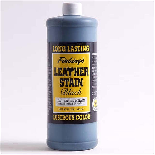 Fiebing'S Long Lasting Leather Stain Black 32 Ounce - Uhorse