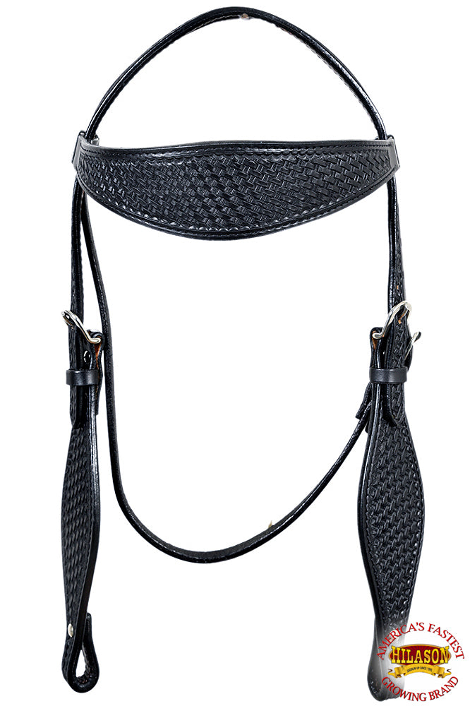 HILASON Western Horse Headstall Breast Collar Set Tack Genuine American Leather | For Horses Headstalls