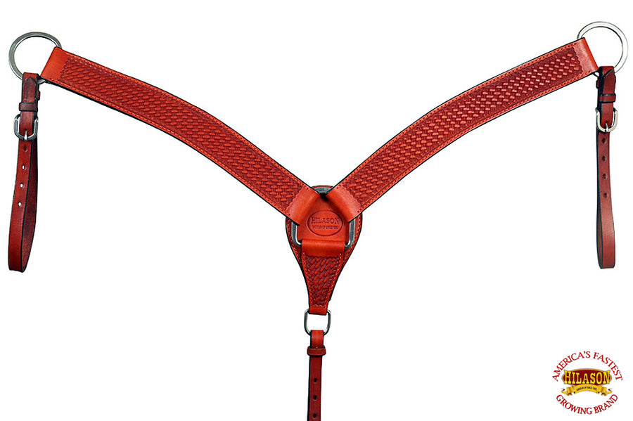 HILASON Western Horse Headstall Breast Collar Set Tack Genuine American Leather | For Horses Headstalls