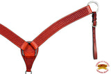 HILASON Western Horse Headstall Breast Collar Set Tack Genuine American Leather | For Horses Headstalls