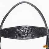 HILASON Western Horse Headstall Breast Collar Set Tack Genuine American Leather | For Horses Headstalls
