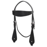 HILASON Western Horse Headstall Breast Collar Set Tack Genuine American Leather