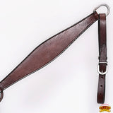 HILASON Western Horse Headstall Breast Collar Set Tack Genuine American Leather