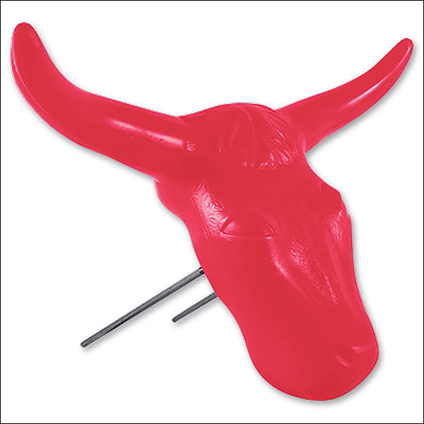 Classic Equine Pink Steer Head W. Bull Rodeo by Hilason – Cowboy and equestrian accessories