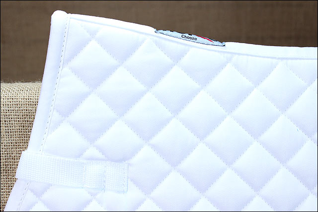 Pony White Horze Chooze Allround Horse Cotton English Saddle Foam Polyfill Pad