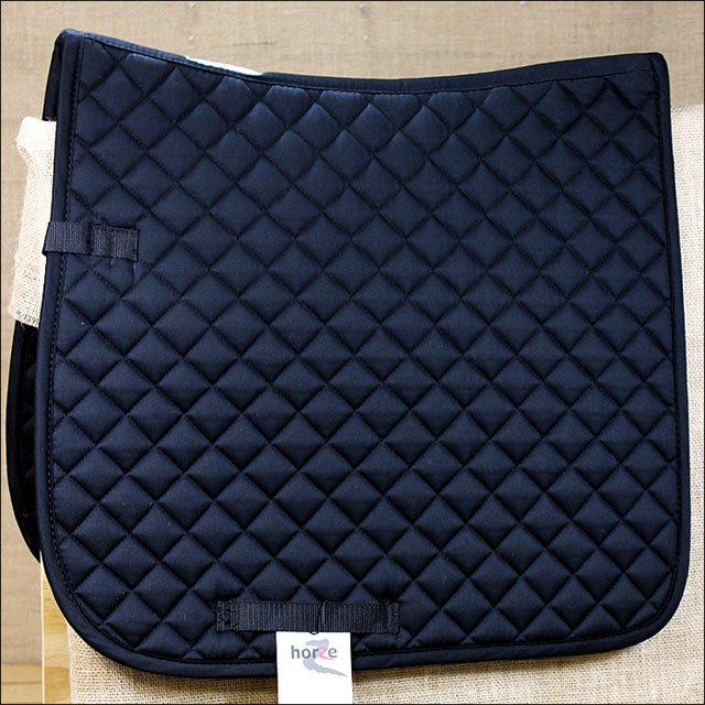 Pony Size Black Horze Prinze Dressage English Cotton Foam Saddle Pad by Hilason – Cowboy and equestrian accessories