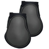Pony Size Black Horze Neoprene Fetlock Boots Hind Leg Protection Horse Pair - Uhorse