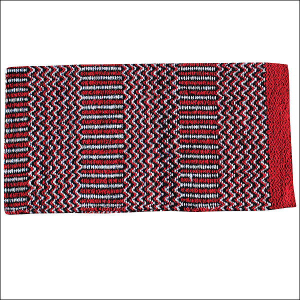 Professional Choice Double Weave Navajo Horse Saddle Blanket Red Black - Uhorse