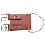 Tough 1 Leather 2 Buckle Western Tack Horse Cinch Girth Converter