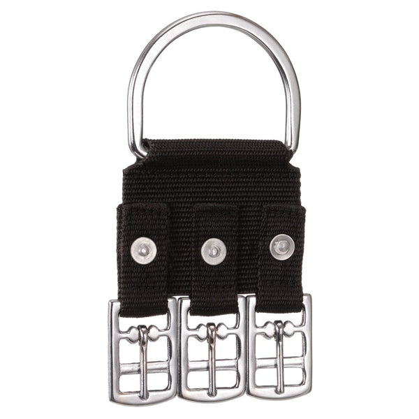 Tough-1 Black Nylon Three Buckle W. Cinch Girth Converter Tk. H. – by Hilason – Cowboy and equestrian accessories