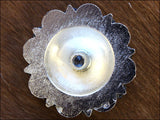 HILASON Screw Back Concho Rose Aqua Marine Crystal 1-1/4In Saddle Light Amethyst, and color