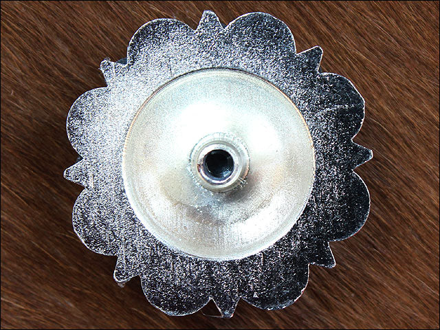 HILASON Western Screw Back Concho Green Brown Crystal Saddle Peridot and Smoked Topaz Color | Slotted Conchos