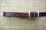 HILASON 16" Western Girth Cinch Connector Strap Horse Tack Dark Brown| Horse tie down | Leather horse ties down | Tie down straps for horses | Leather tie down for horses