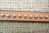 28" Hilason Western Horse Roping Tie Down Strap Snap Tan Silver Spot