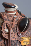 Western Horse Wade Saddle American Leather Ranch Roping Dark Brown