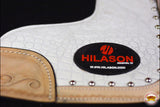 30 X 30 Western Wool Felt Horse Saddle Pad Alligator Print Leather