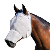 Horse Size Cashel Crusader Tack Horse Grey Fly Mask Long Nose Grey
