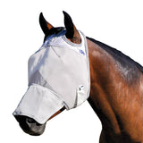 Draft Crusader Tack Horse Grey Fly Mask Long Nose