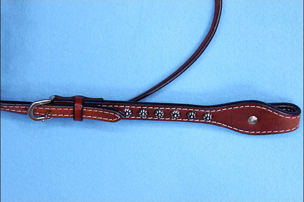 Hilason Western Horse Headstall Bridle American Leather Breast Cancer