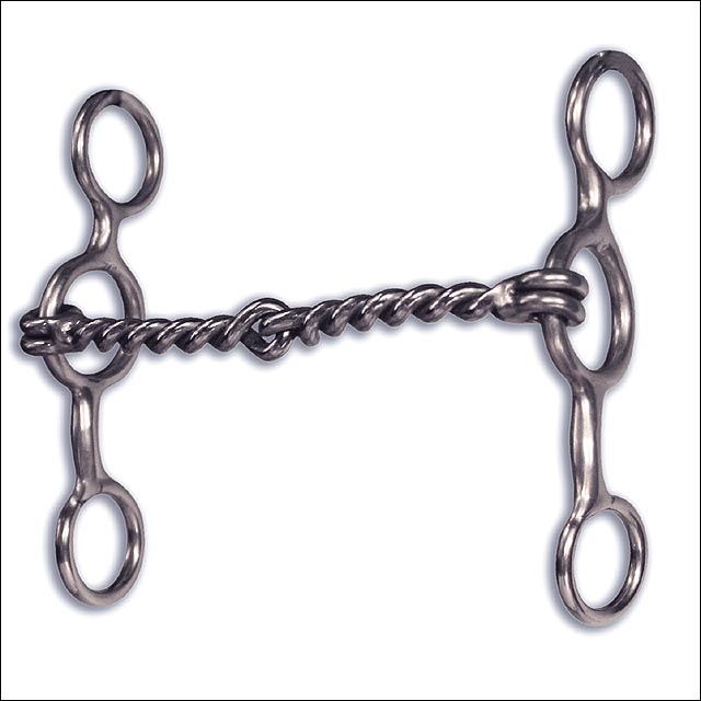 Professional Choice Equisential Performance Short Shank Bit Twisted Wire Snaffle - Uhorse