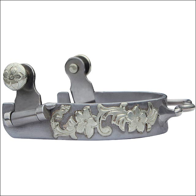 3/4" Professional Choice Western Floral Bumper Horse Spur - Uhorse