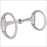 New Hilason Stainless Western Horse Eggbut 5.5" Snaffle Mouth 2 3/4" Flat Dee