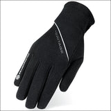 Heritage Polarstretch Fleece Horse Riding Equestrian Glove Black