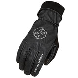 11 Size Heritage Summit Winter Horse Riding Glove Wind Resistant Black - Uhorse