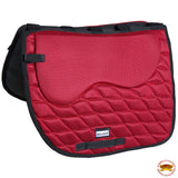 Horse English Saddle Pad Hilason Dressage Antislip Memory Foam Red