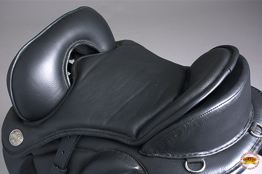 Horse English Treeless Saddle Hilason Endurance Trail Leather