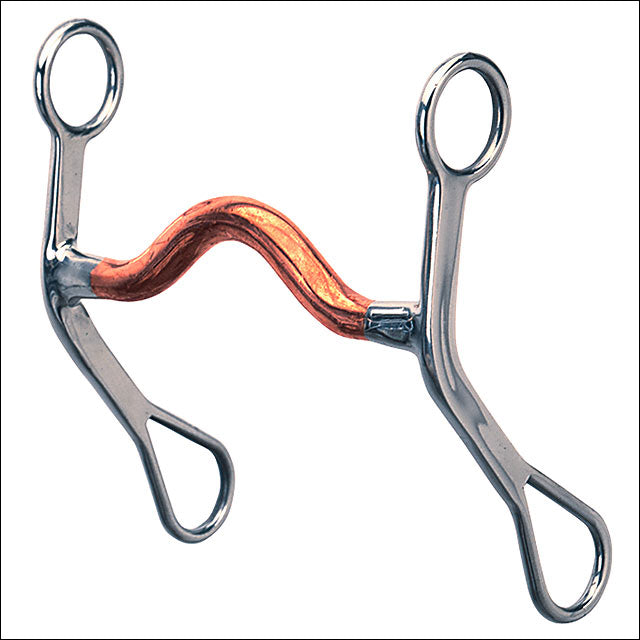 All Purpose Horse Curb Bit Medium Port Copper Mouthpiece - Uhorse