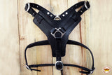 HILASON Genuine Leather Dog Harness Padded Heavy Duty & Comfortable Fit