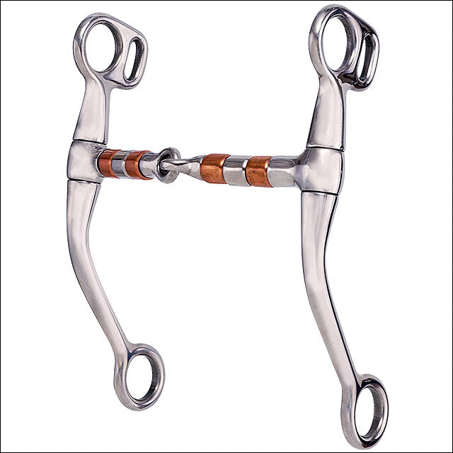 Hilason Stainless Steel Training Tack Horse Bit Snaffle Mouth - Uhorse