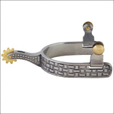 Hilason Stainless Steel Rope Design Man Spur Engraved Band