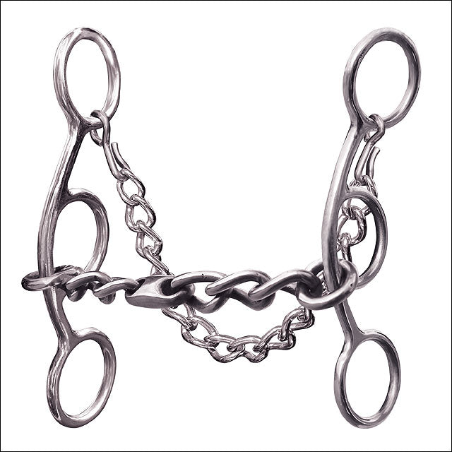 Professional Choice Tack Horse Futurity Bit 5.5" Chain Shank Mouth - Uhorse