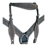 HILASON W. H. Headstall Breast Collar Set Tk. Genuine American Leather by Hilason – Cowboy and equestrian accessories