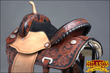 Flex Tree Western Horse Saddle American Leather Trail Barrel By Hilason