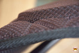 Hilason Dressage Memory Foam English Saddle Pad With Anti Slip Base Brown